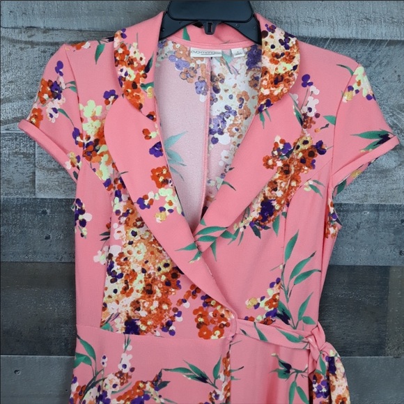 Eva Mendes NY&C Marina Floral Wrap Dress 2P (A15) - Picture 7 of 16